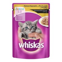 WHISKAS YAVRU KUMES HAYVANLI KEDI MAMA 85 GR