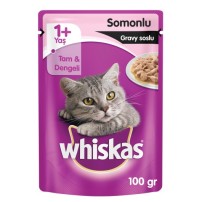 WHISKAS SOMONLU KEDI MAMASI 85 GR
