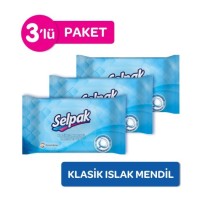 SELPAK ISLAK CEP MENDILI 15X3-LU. KLASIK