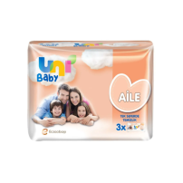 UNI BABY ISLAK MENDIL 3X52 LI AILE