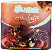 ULKER BALLI BADEMLI SUTLU KARE CIK. 60 GR 151905