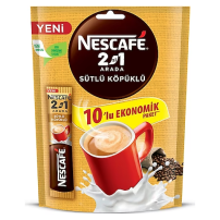 NESCAFE 2 SI 1 ARADA SUTLU KOPUKLU 10-LU