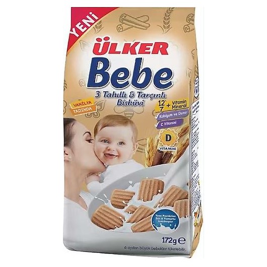 Bisküvi - ULKER - ULKER TAHILLI BEBE BISKUVISI 172 GR