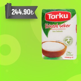 TORKU TOZ SEKER 5 KG.