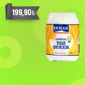 IRMAK TOZ SEKER 5 KG.