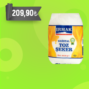IRMAK TOZ SEKER 5 KG.