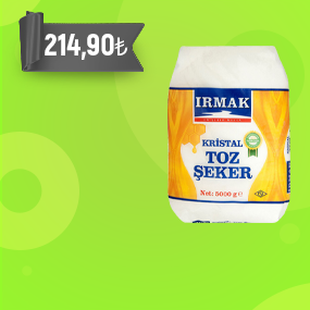 IRMAK TOZ SEKER 5 KG.