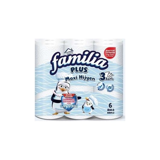 Kağıt Ürünleri - FAMILIA - FAMILIA HAVLU 6 -LI MAXI HIJYEN