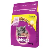 WHISKAS YAVRU KEDI MAMASI 300 GR TAVUKLU 