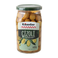 KAANLAR CIZOLI YESIL ZEYTIN 400 GR