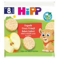 HIPP ORGANIK ELMALI PIRINC GOFRET 30 GR