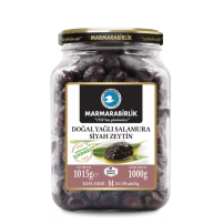 M.BIRLIK YAGLI SALAMURA SIYAH ZEYTIN 1000 GR 261-290 KLB