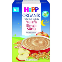 HIPP ORGANIK IYI GECELER 250 GR.YULAFLI ELMALI SUTLU