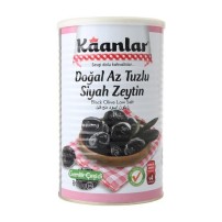 KAANLAR AZ TUZLU SIYAH ZEYTIN 800 GR